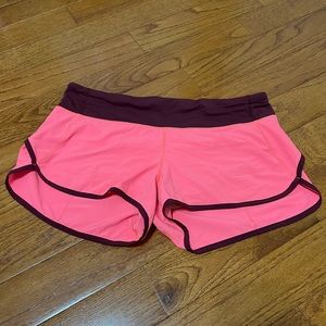 Lululemon Speed Shorts — Length 2.5 — Size 8
